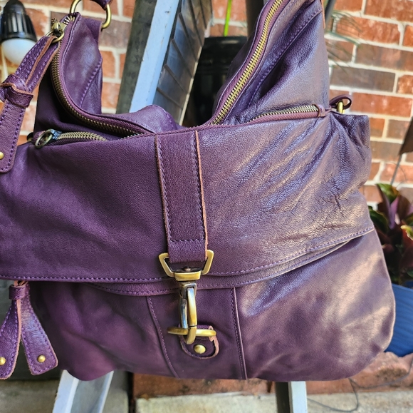 Chocolat Blu Handbags - LEATHER CROSSBODY HANDBAG BY CHOCOLAT BLU